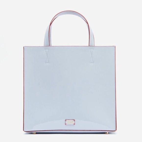 Frances Valentine Margo Vegan Tote Starlight Blue Beautiful Tote Bag L/N - Picture 1 of 8
